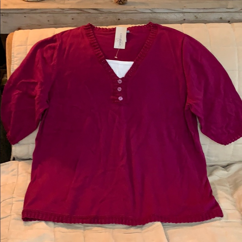Plum Color Sweater SZ 3X